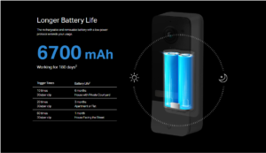 ⁦جرس الباب الذكي Tapo D235 - كاميرا جرس فيديو لاسلكية بدقة 2K 5MP ورؤية ليلية ملونة⁩ - الصورة ⁦3⁩