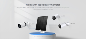 ⁦اللوح الشمسي Tapo A200 - طاقة شمسية مستمرة وعالية الكفاءة لكاميرات أمان تابو⁩ - الصورة ⁦2⁩