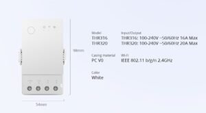 SONOFF TH Origin Smart Temperature and Humidity Monitoring Switch (THR316/THR320) - Image 3