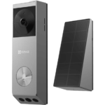 جرس باب فيديو إيزفيز EP3X لاسلكي يعمل بالبطارية بدقة 2K