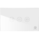 Tuya Wi-Fi Curtain White US  Single