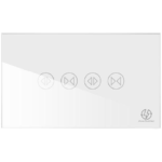 Tuya Wi-Fi Curtain White US  Double